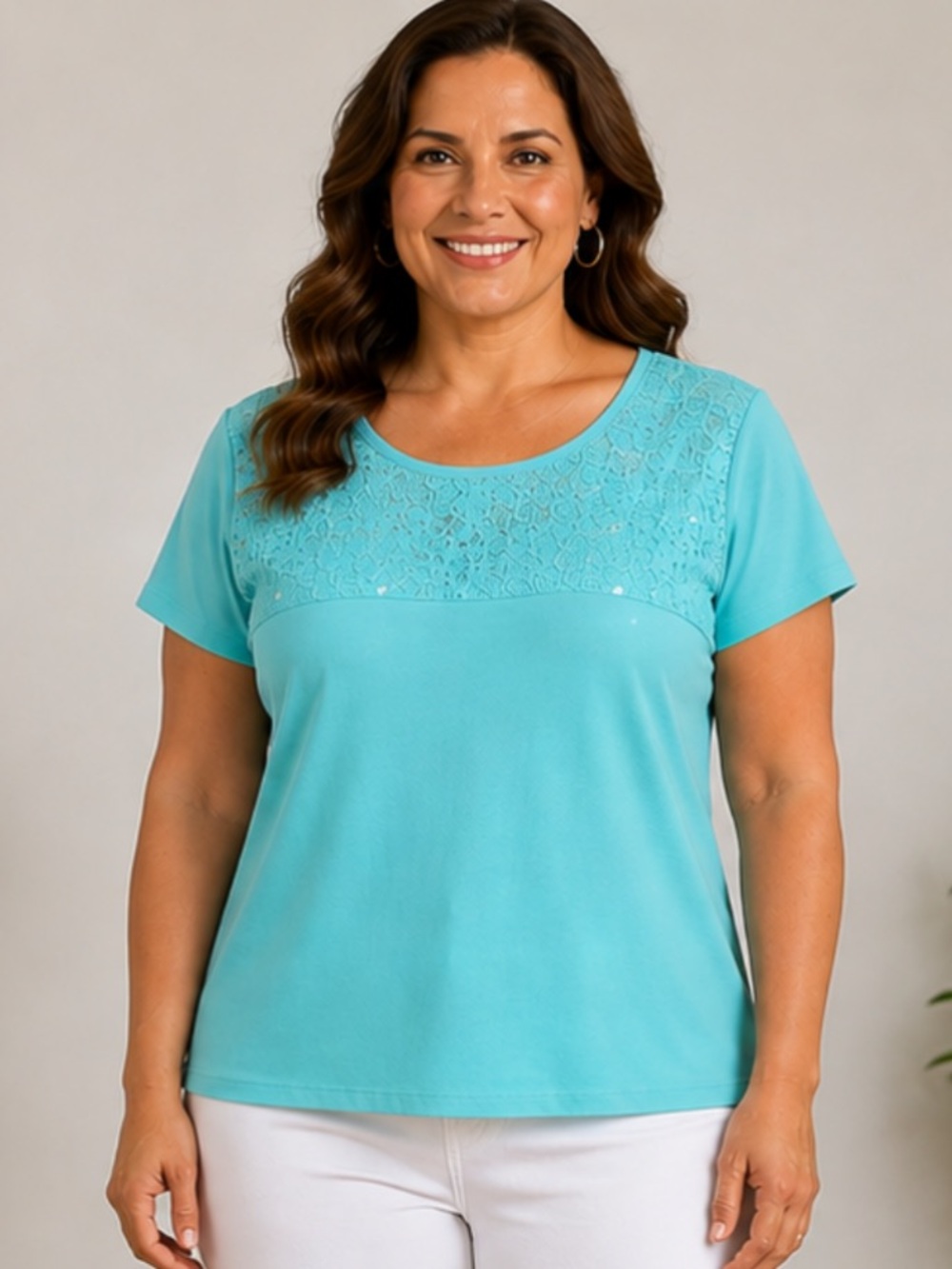 Karen Scott Knit Top